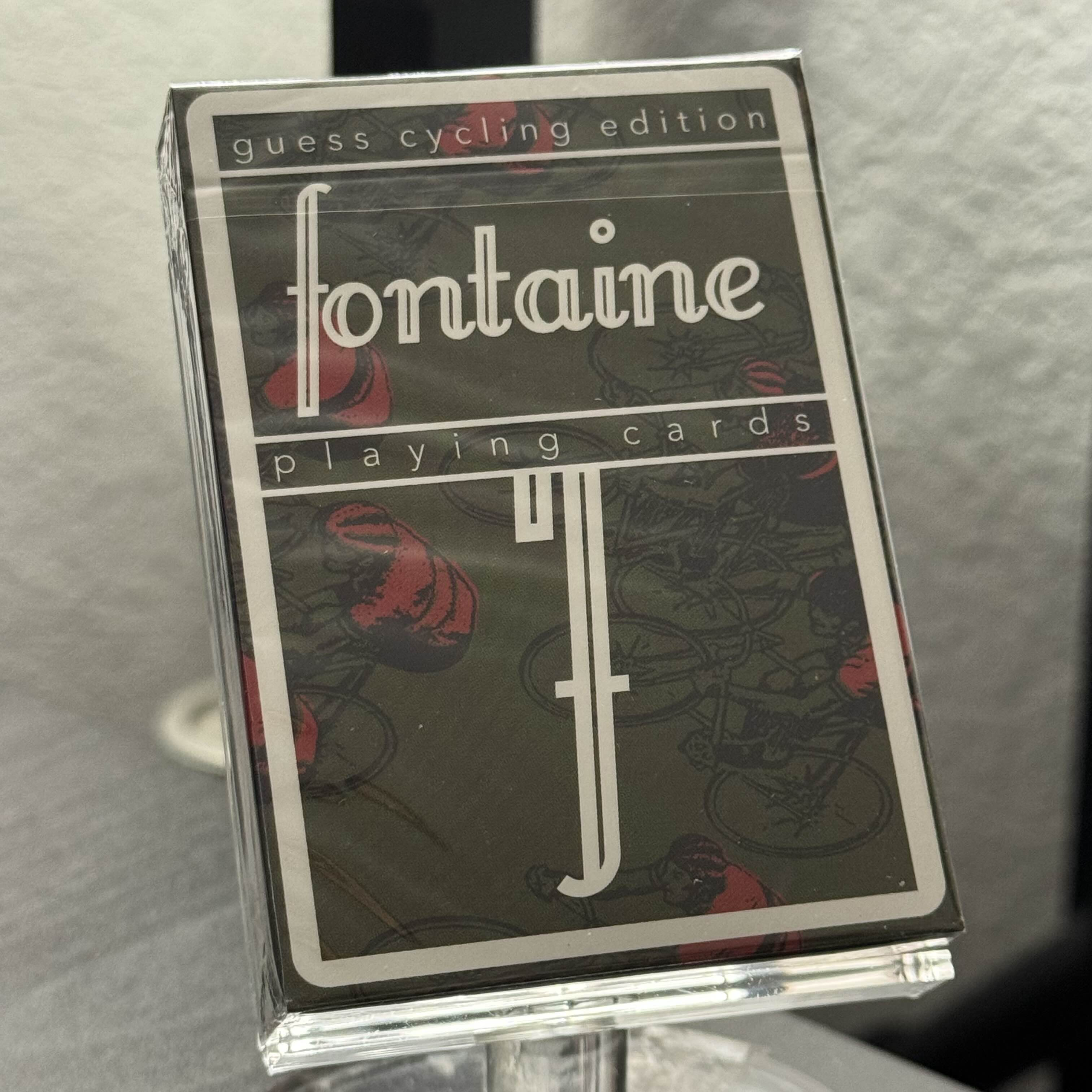 Fontaine Guess Cycling Playing Cards