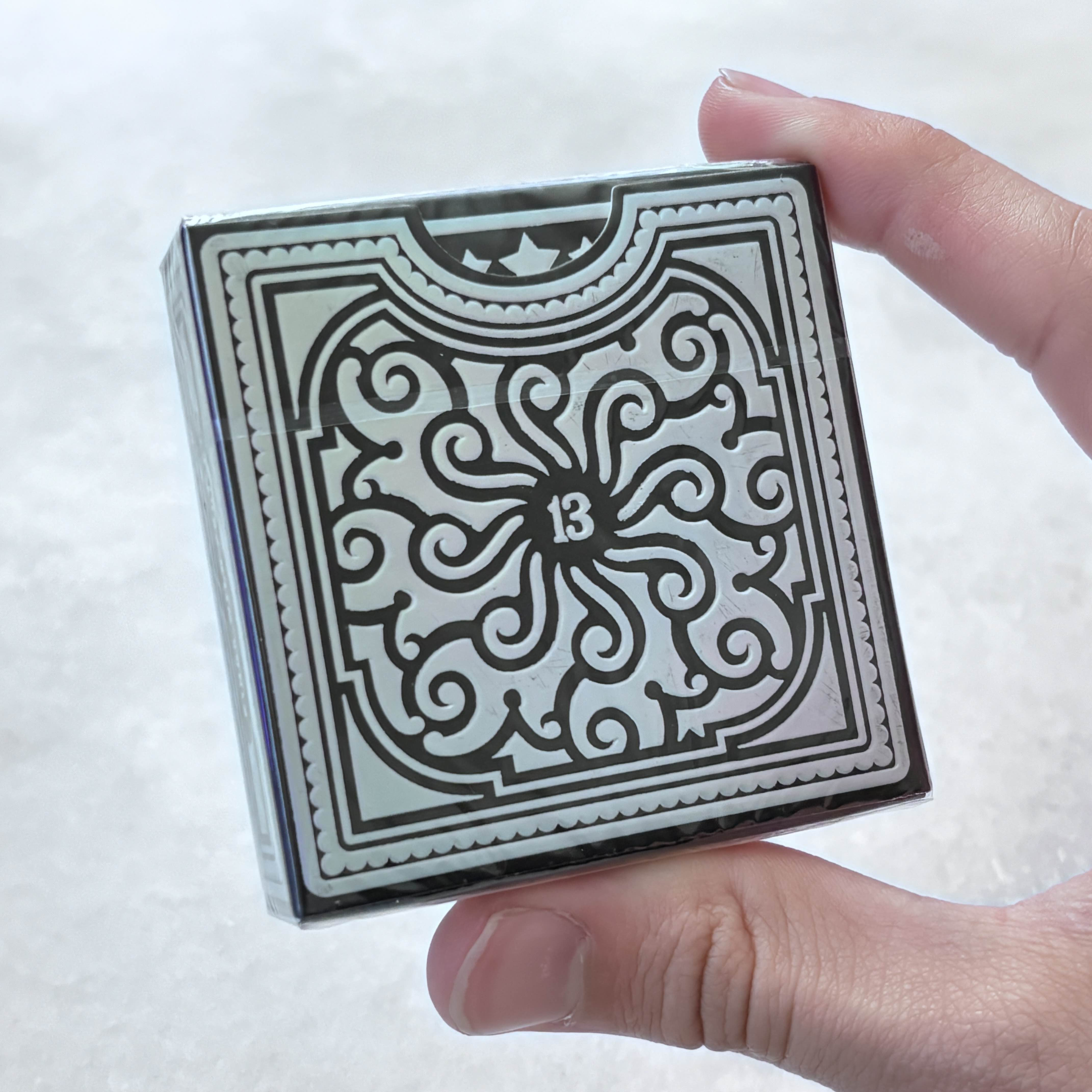Alphabet Blocks Black (Standard) Playing Cards