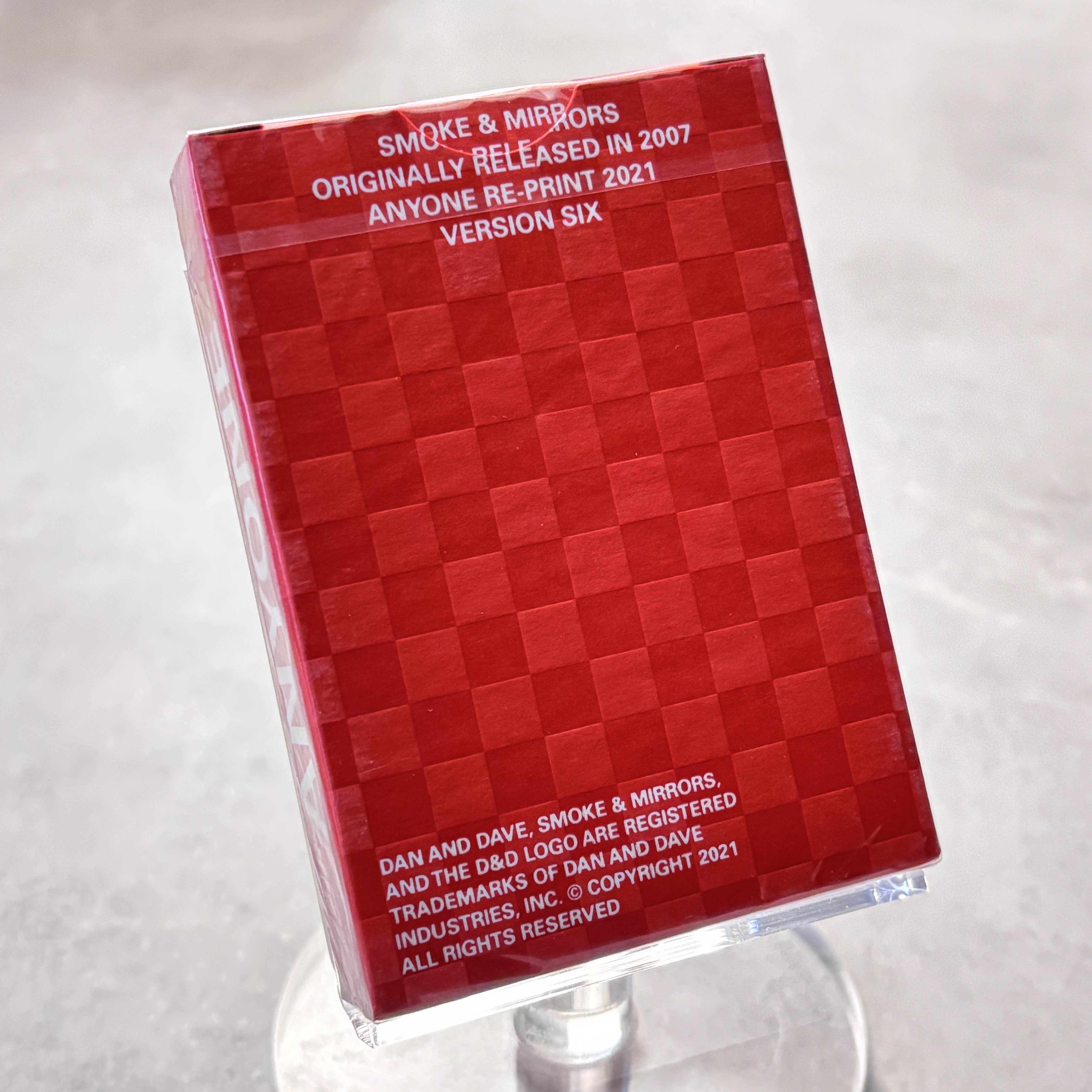 Smoke & Mirrors (V6/Checkerboard) Playing Cards