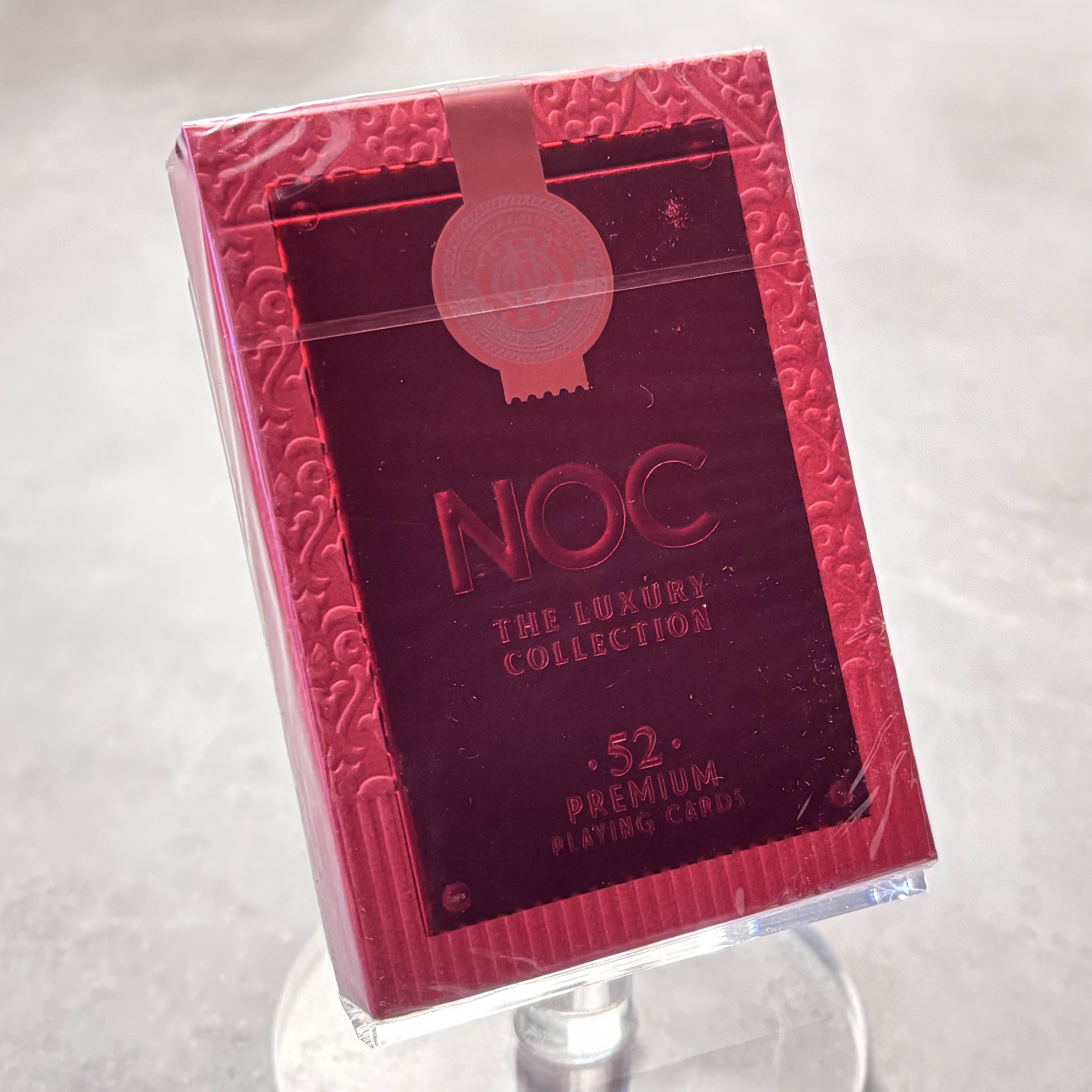 NOC Luxury (Ruby) Playing Cards