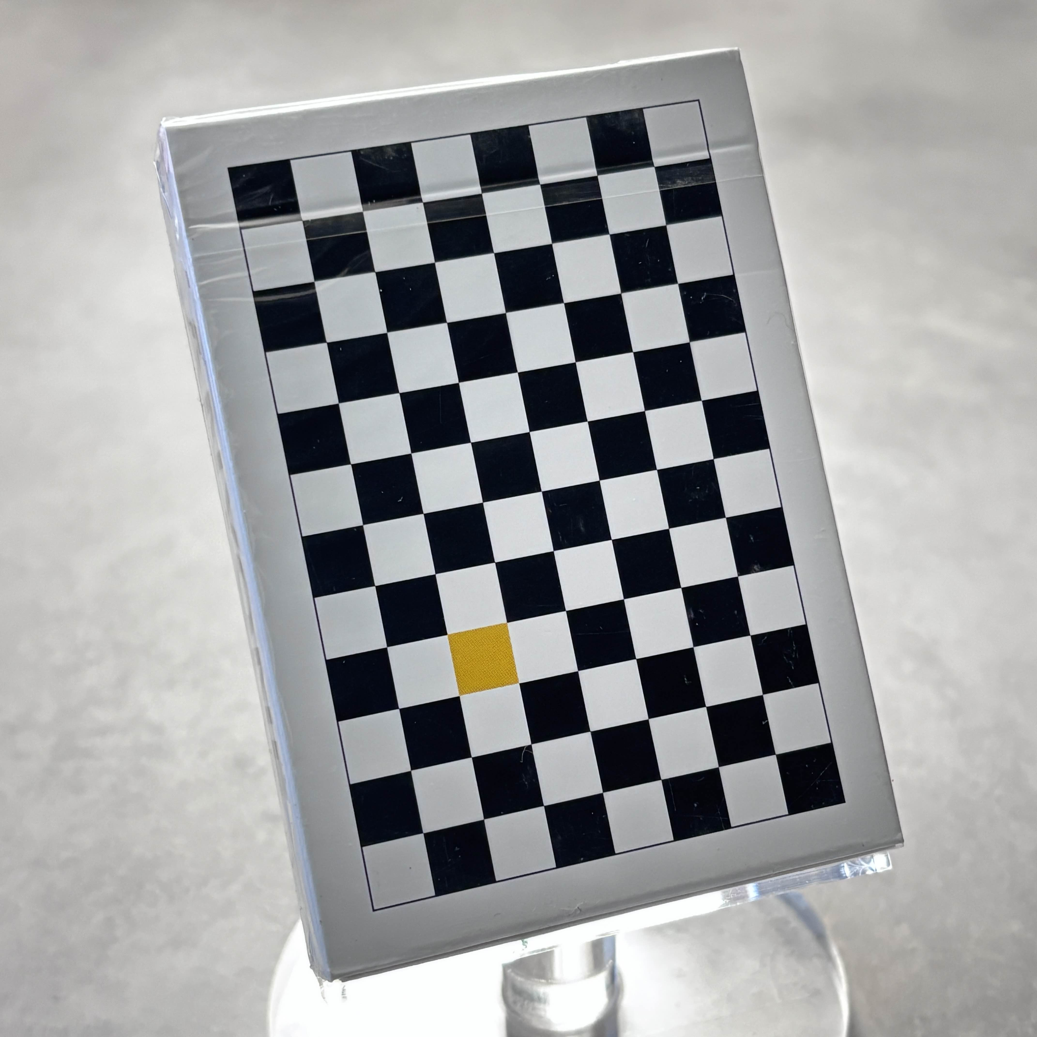 Checkerboard (Yellow) Playing Cards