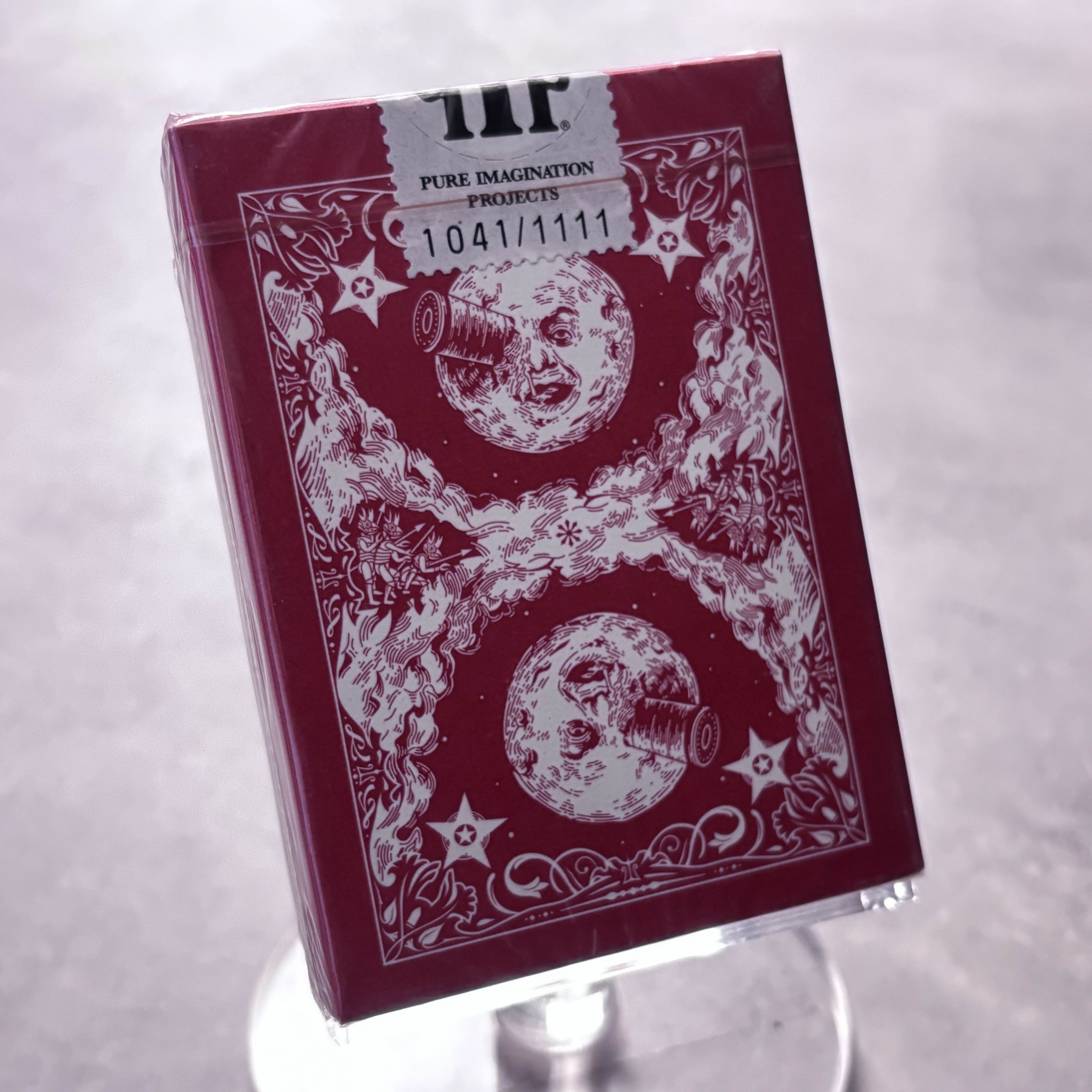 Les Melies Voyagers (Red) Playing Cards