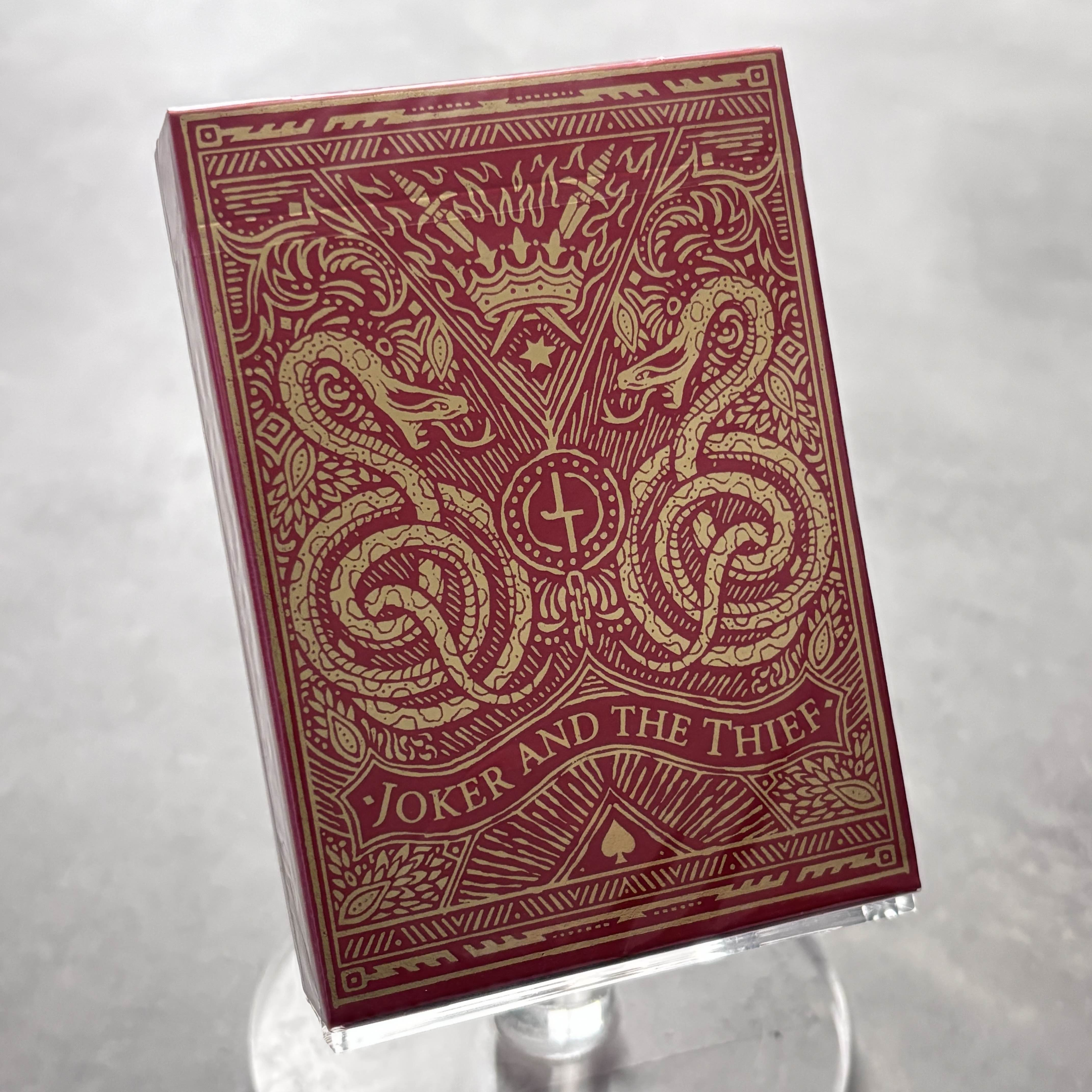Joker And The Thief: Blood Red V2 Playing Cards