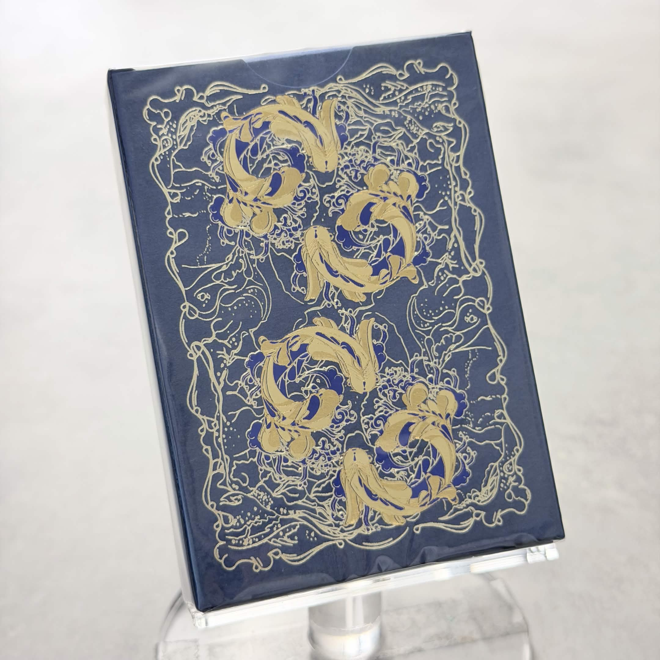 Onda Ultramarine (Gold) Playing Cards