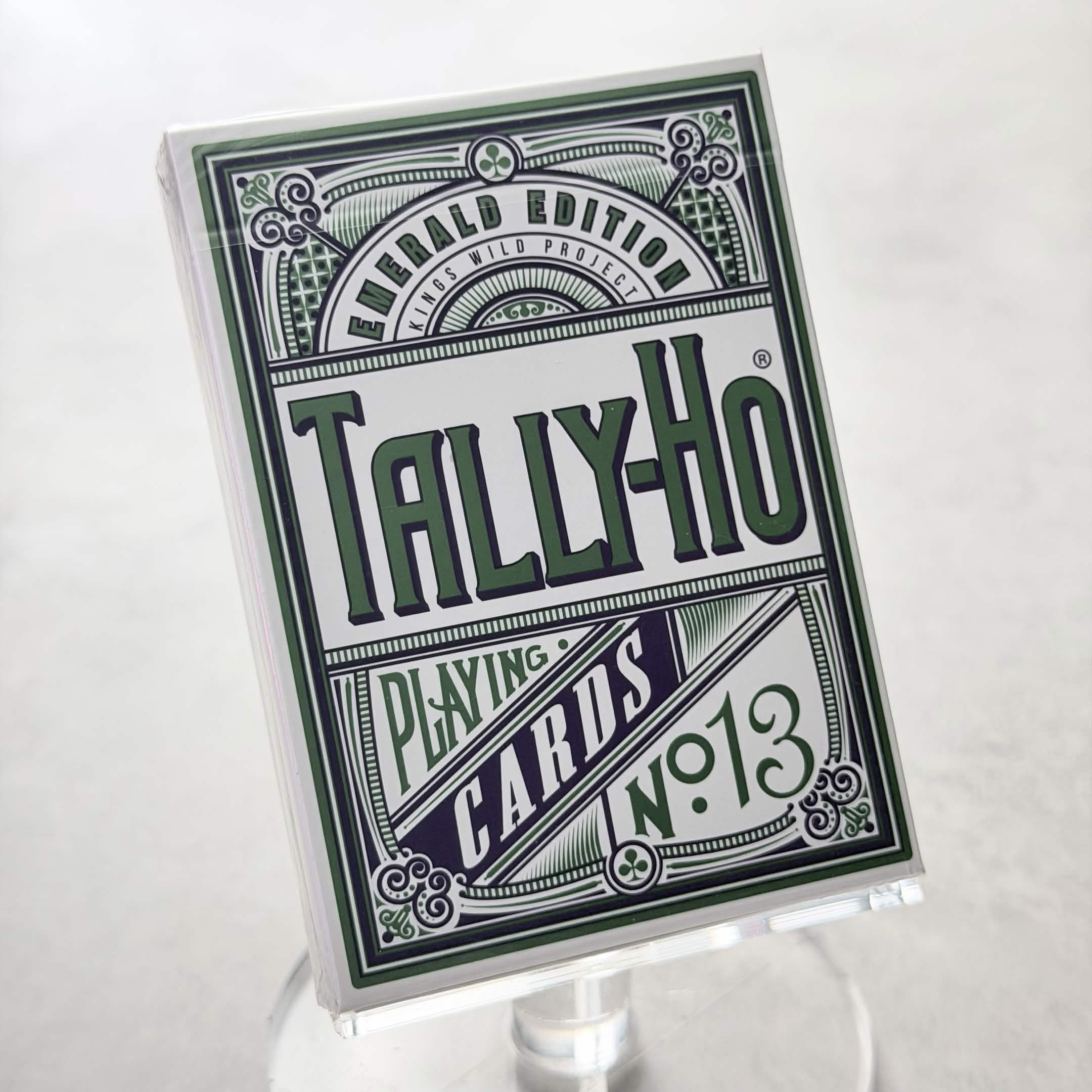 Tally-Ho Emerald (Display Edition) Playing Cards