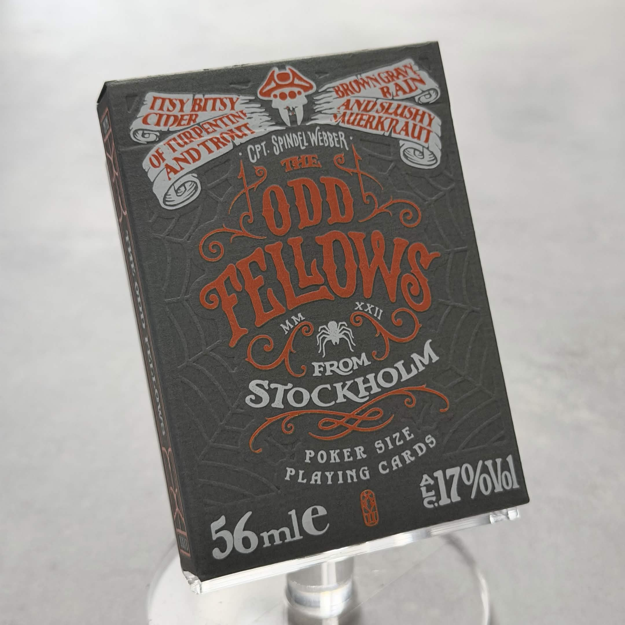 The Odd Fellows - Cpt. Spindel Webber (Patreon Limited) Playing Cards