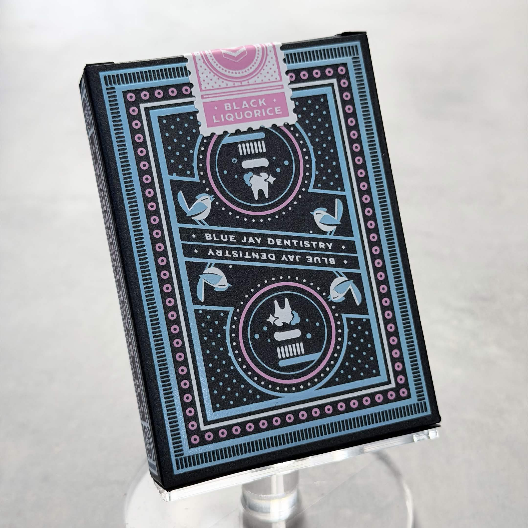 Blue Jay Dentistry (Black Liquorice) Playing Cards