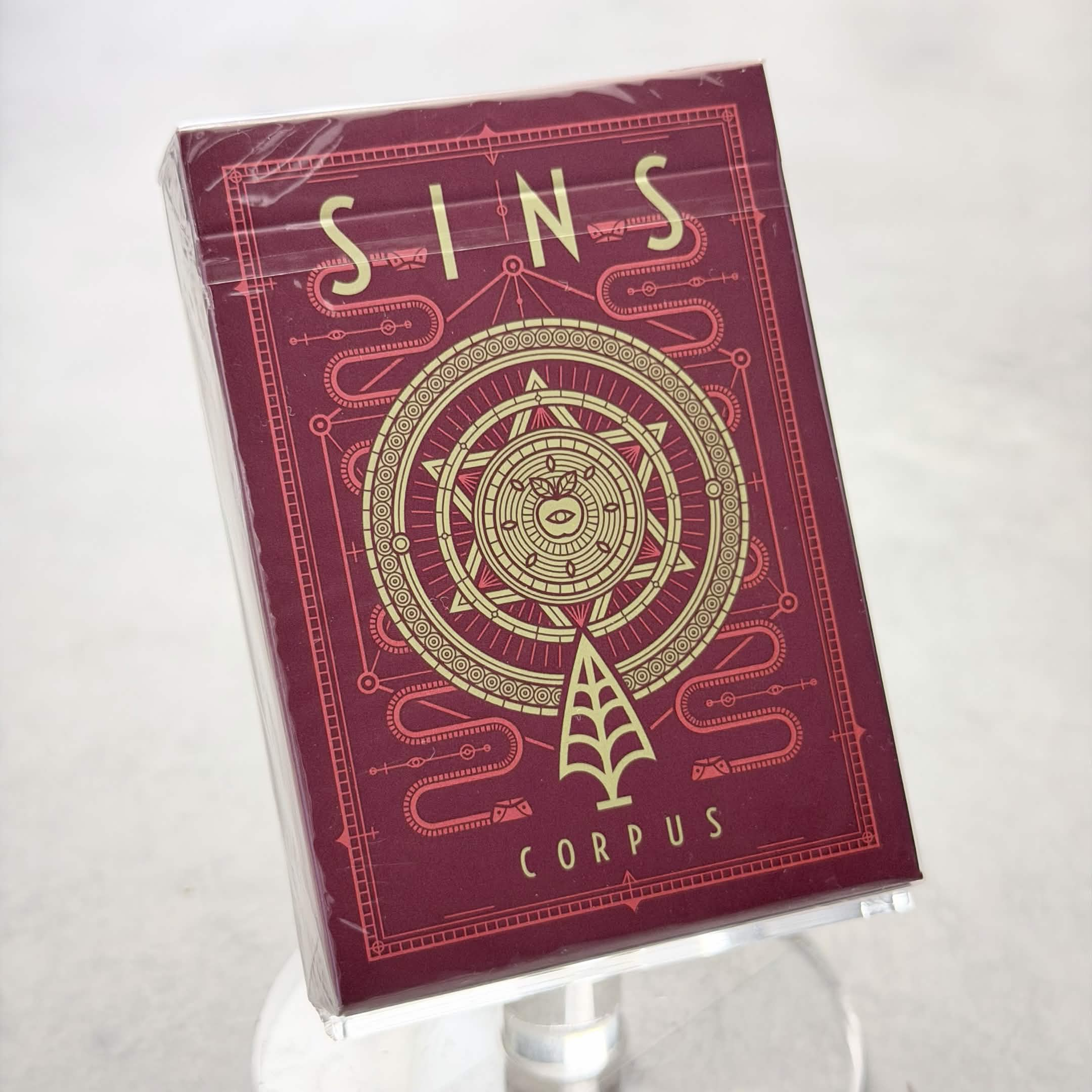 Sins Red Corpus Playing Cards