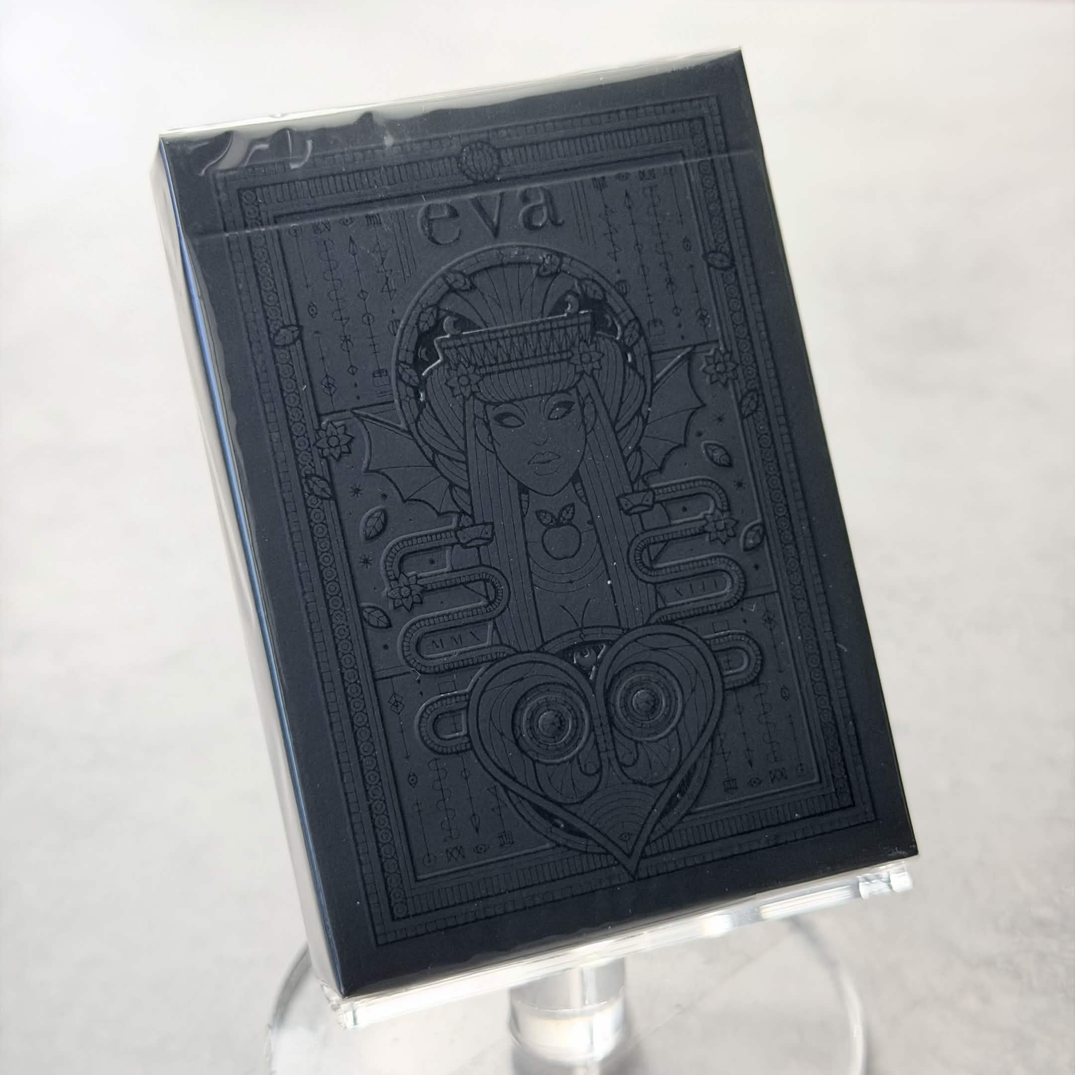 Eva Black Rose Playing Cards