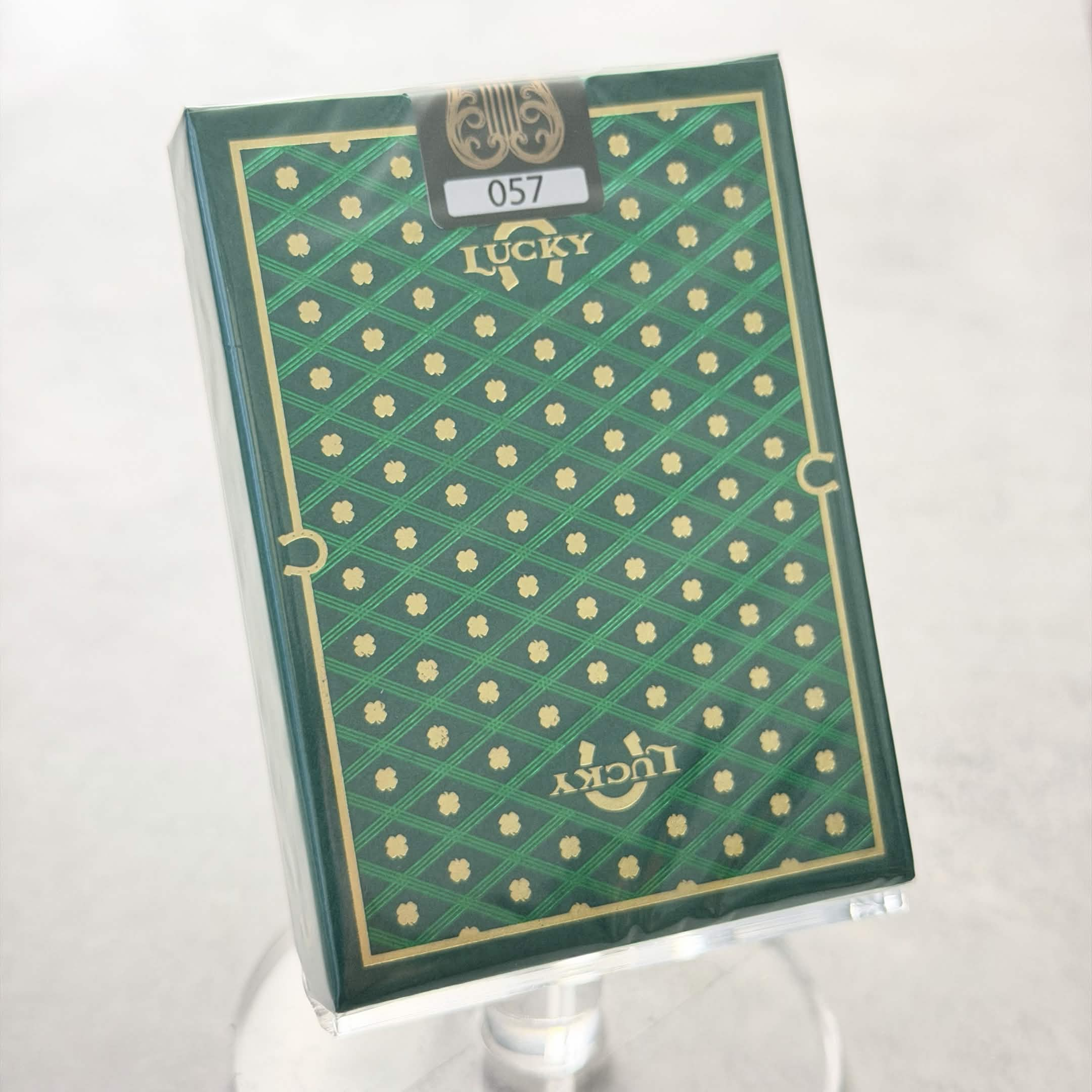 Lucky (Green Gilded) Playing Cards
