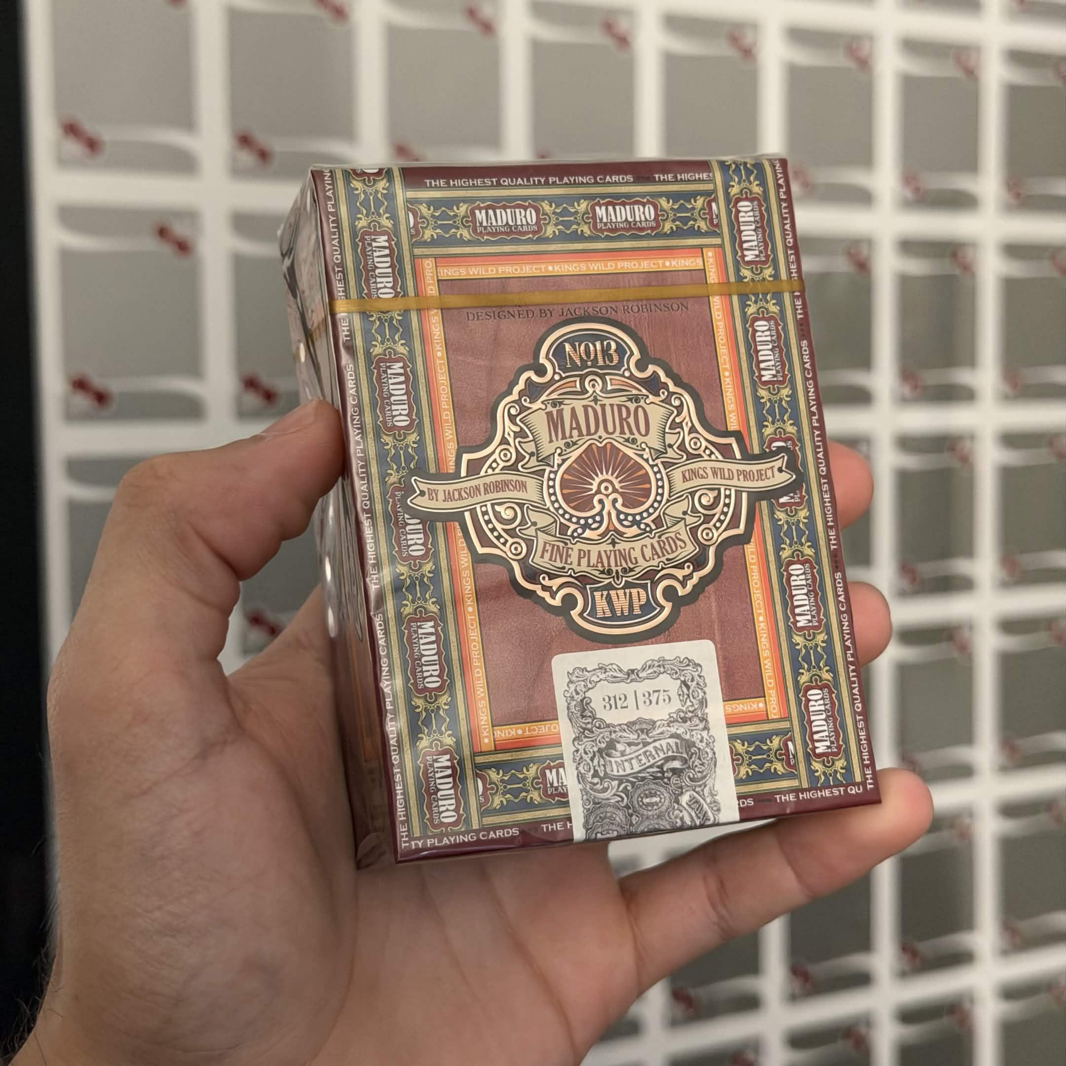 Maduro (Bronze Gilded) Playing Cards