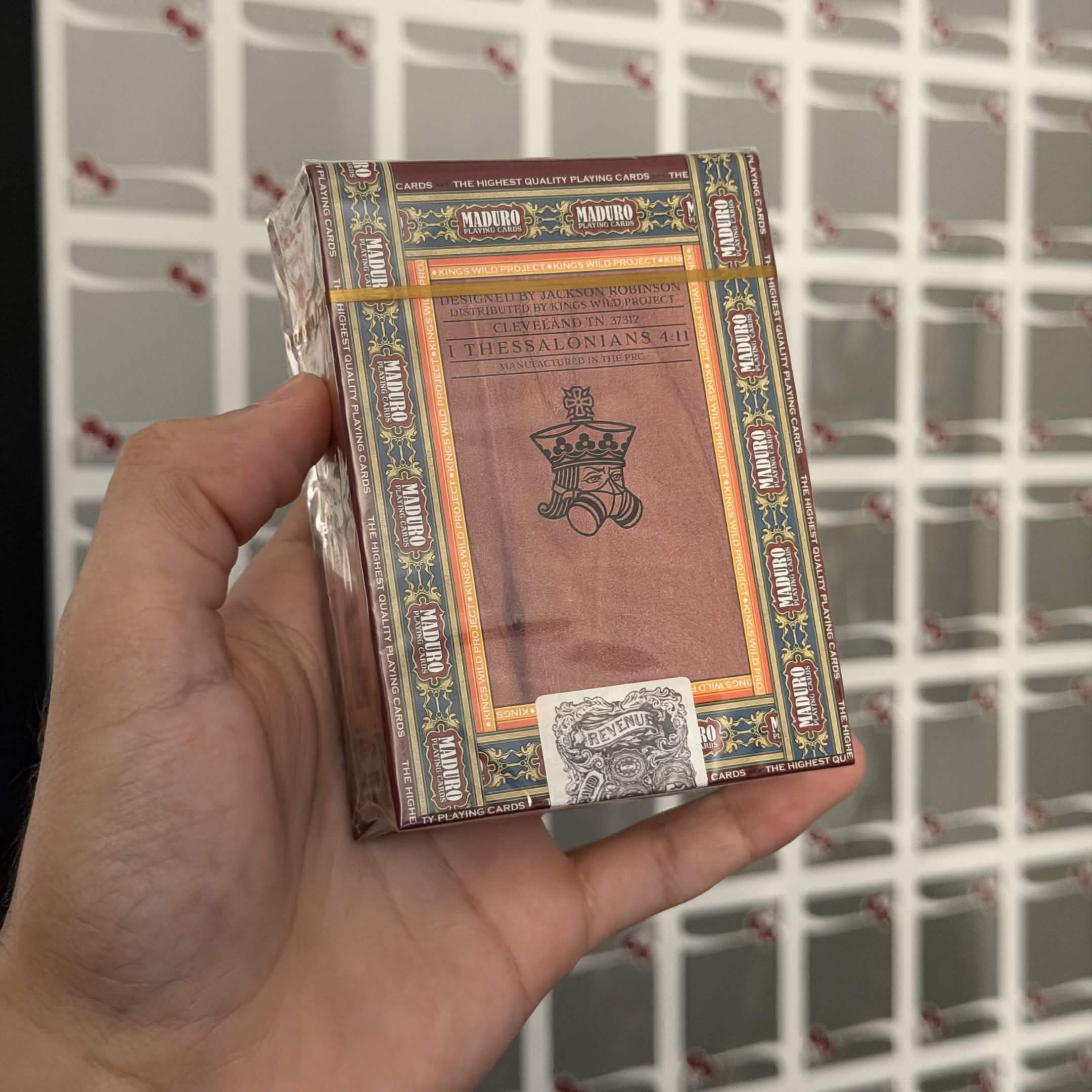 Maduro (Bronze Gilded) Playing Cards