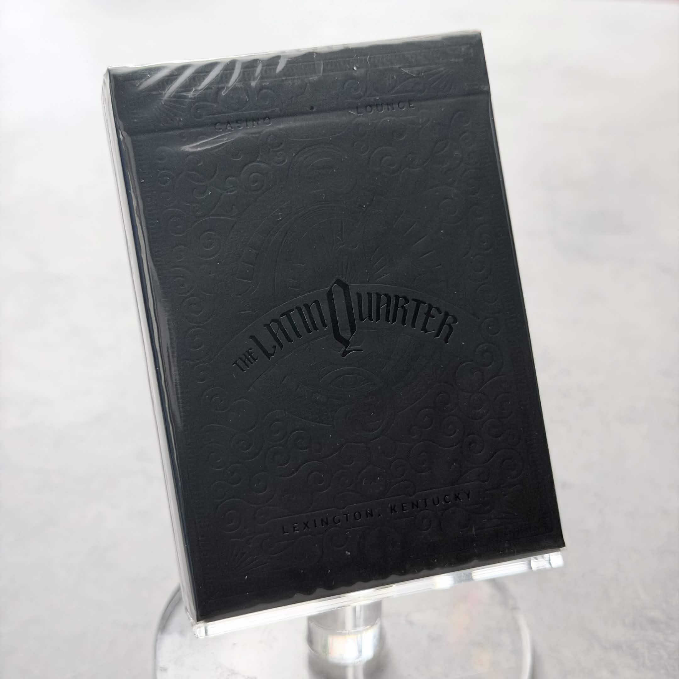 Latin Quarter (Black Artist Proof, Signature Edition) Playing Cards