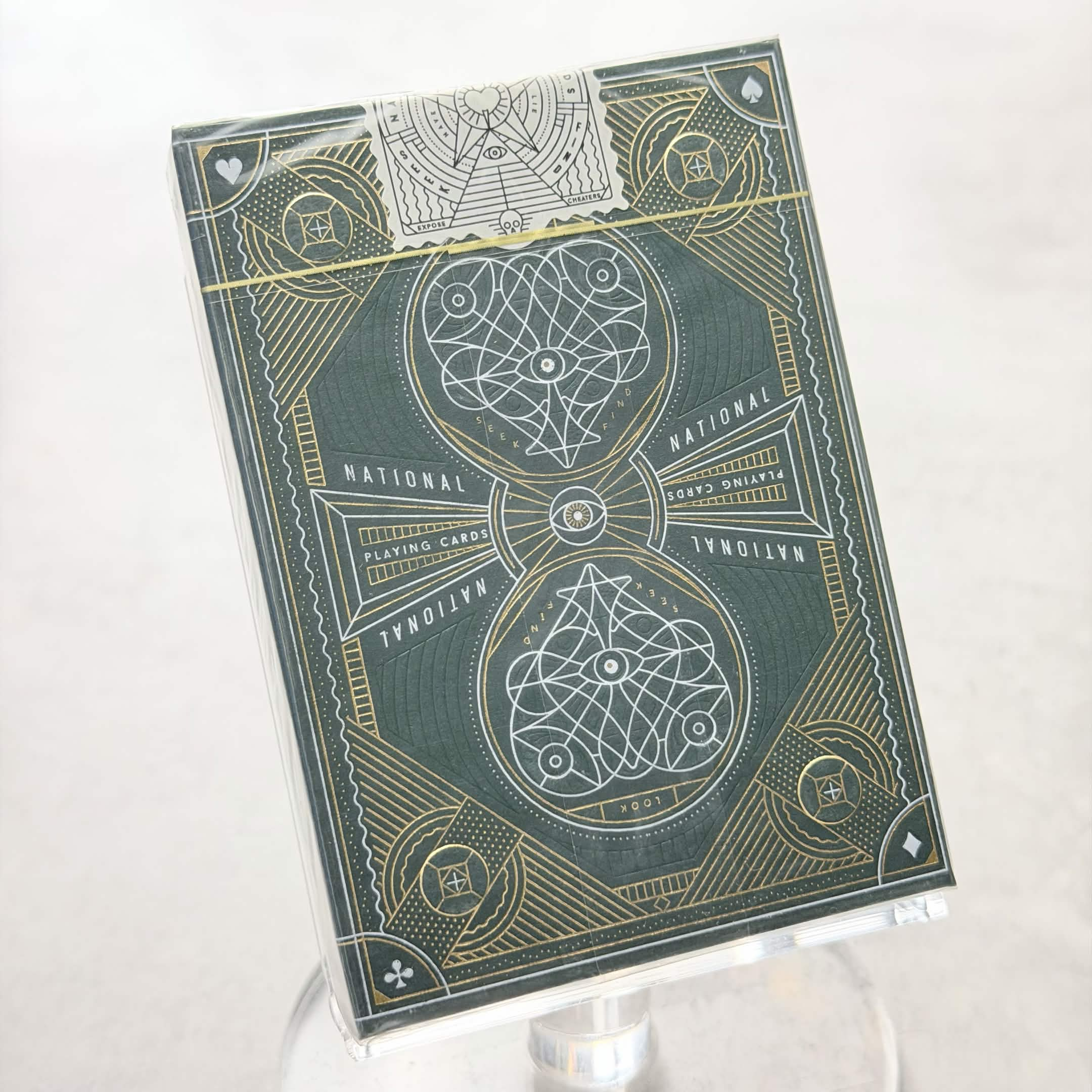 National (Green) Playing Cards