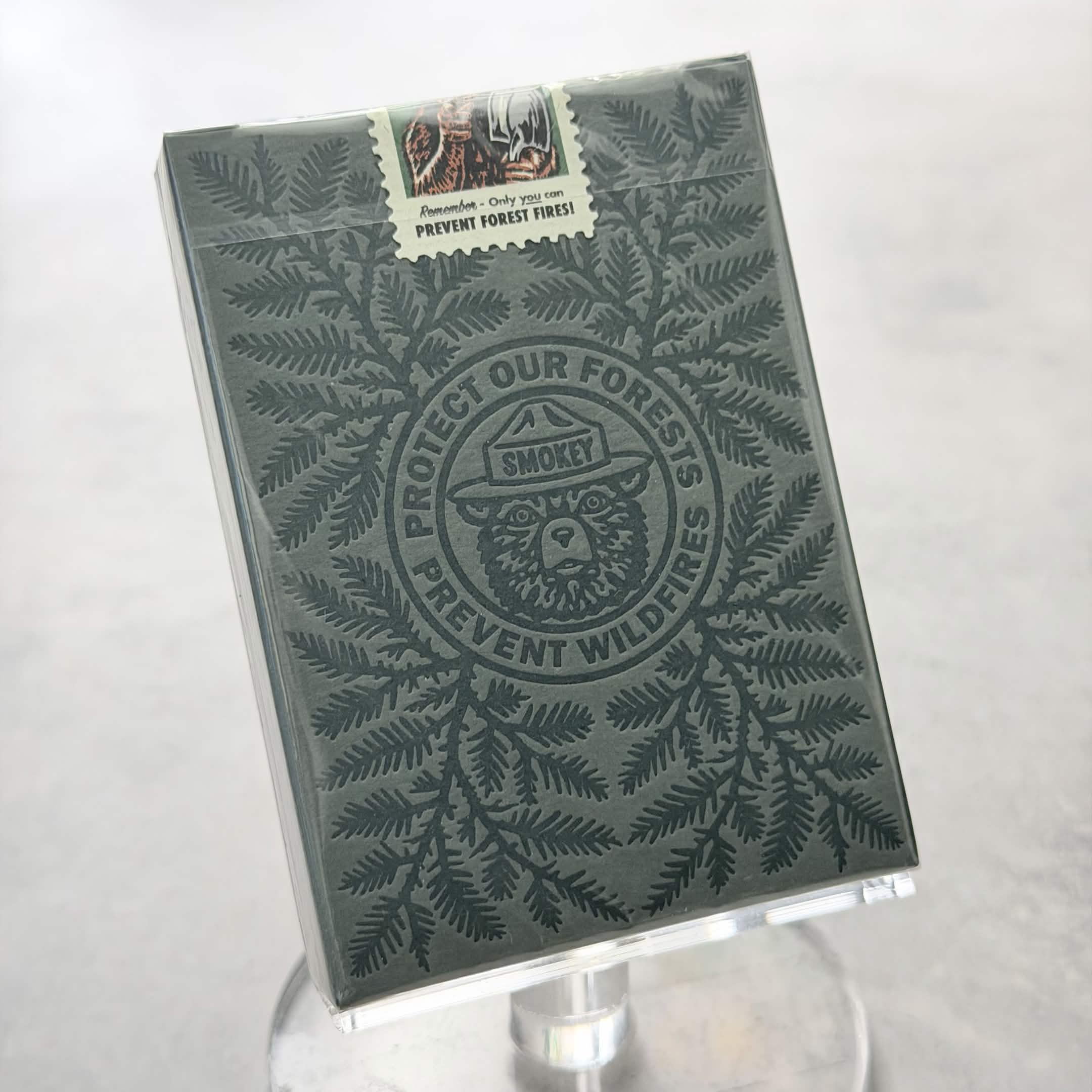 Smokey Bear (Dark Green) Playing Cards