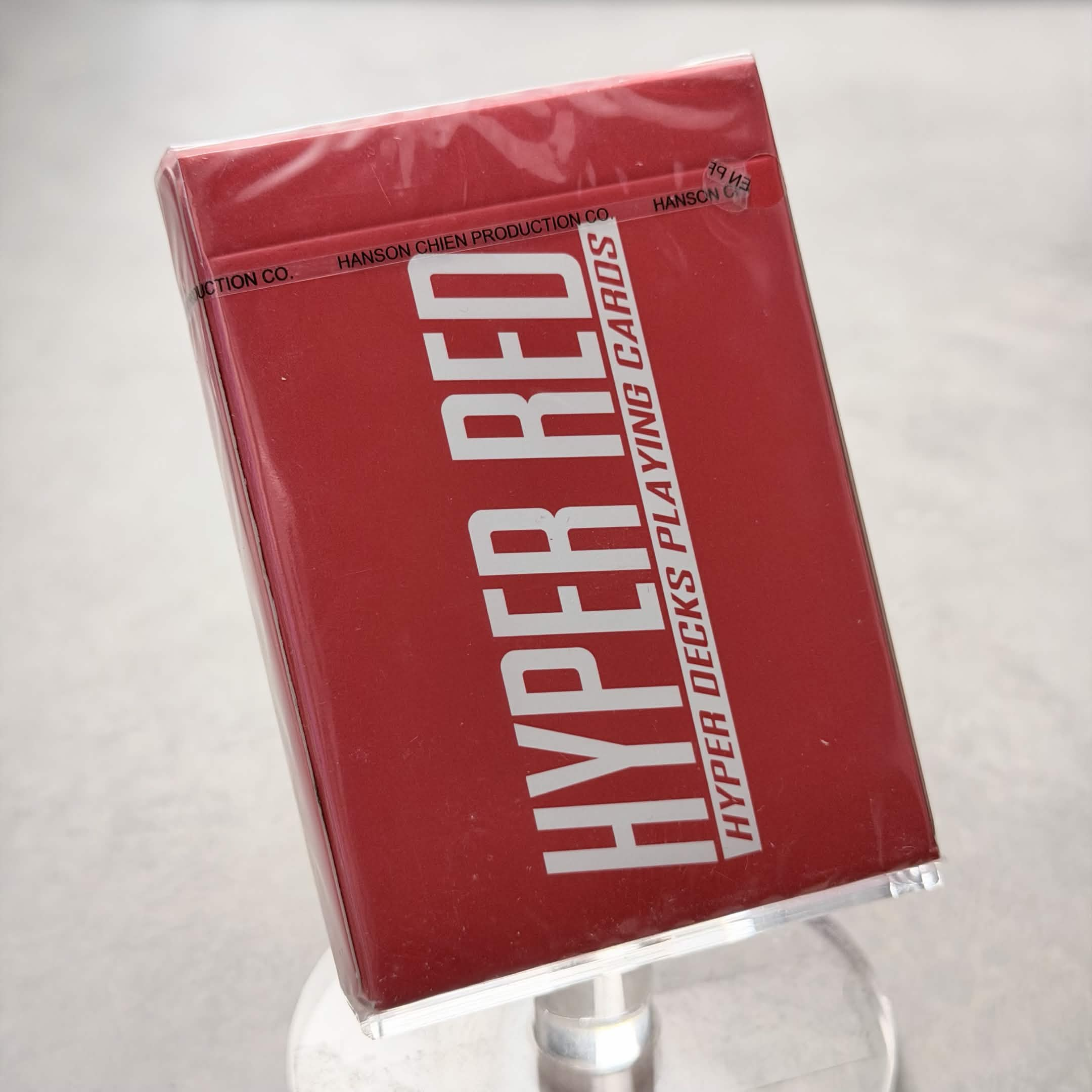 Hyper Red Playing Cards