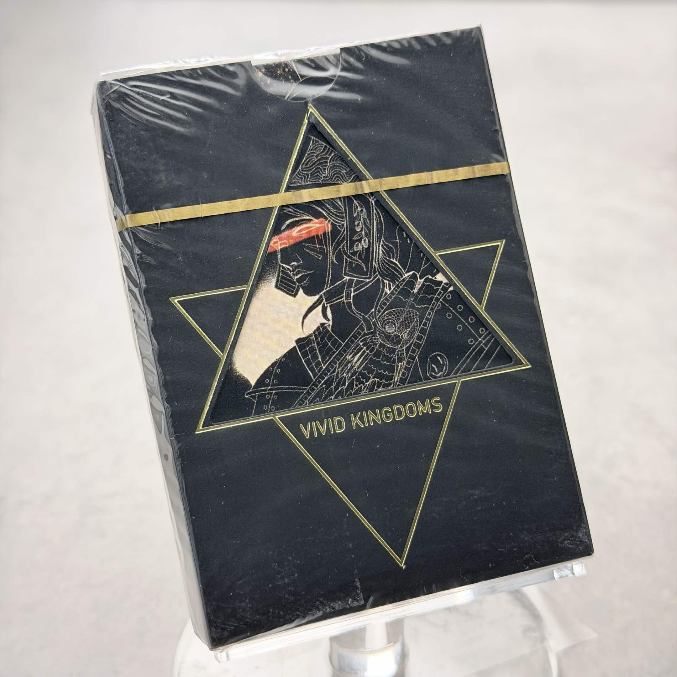 Vivid Kingdoms (Black) Playing Cards