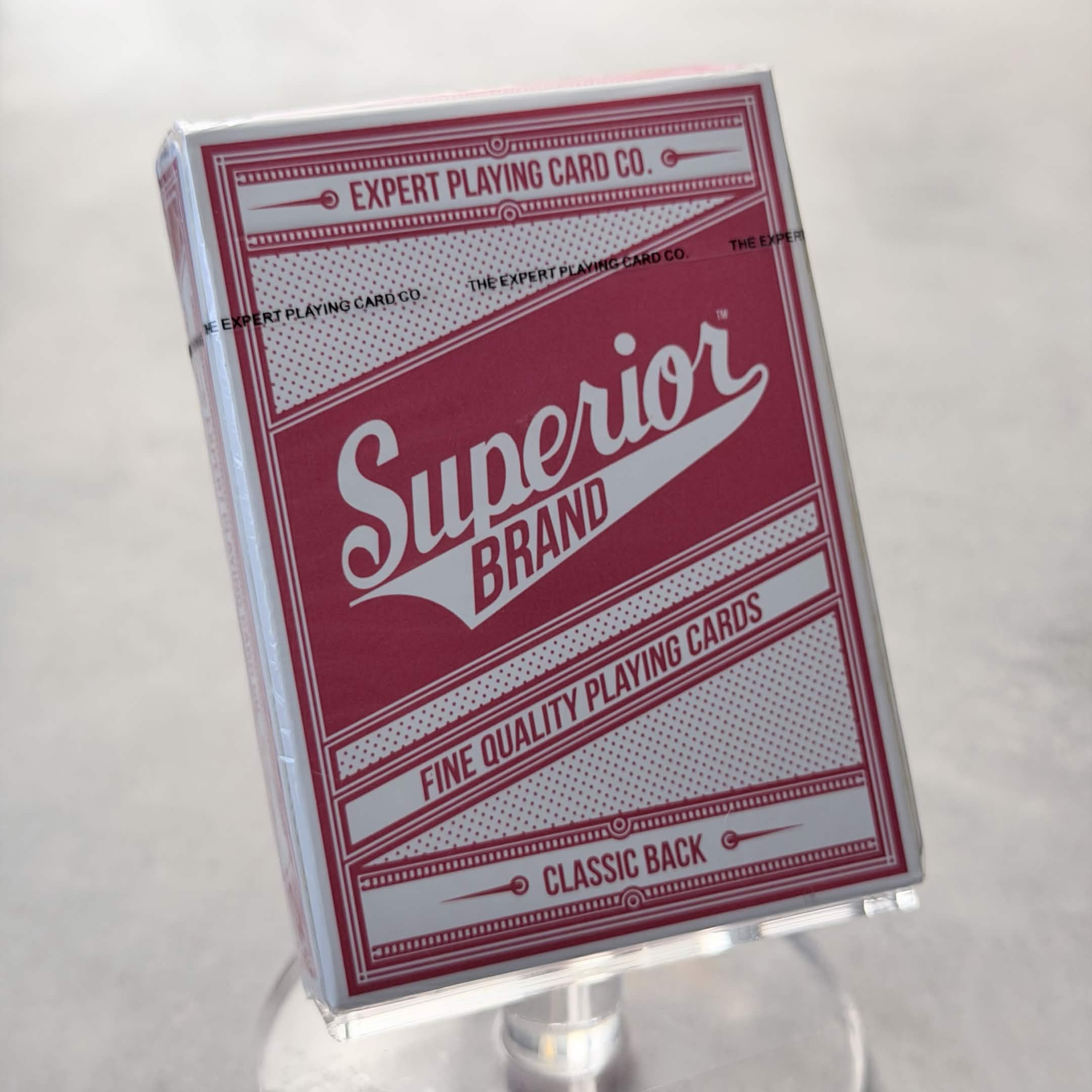 Superior Classic Back V2 (Red) Playing Cards