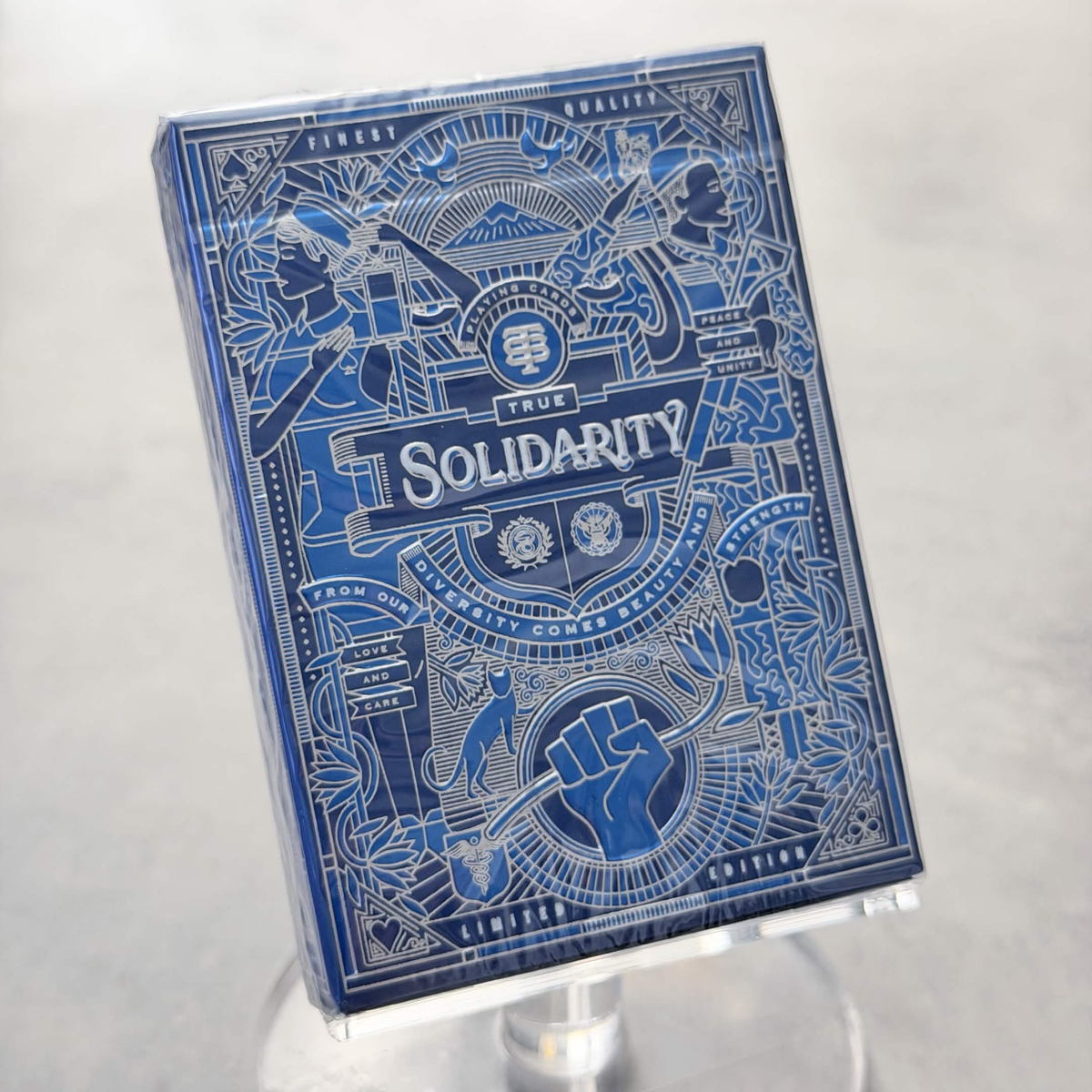Solidarity (Navy Blue) Playing Cards