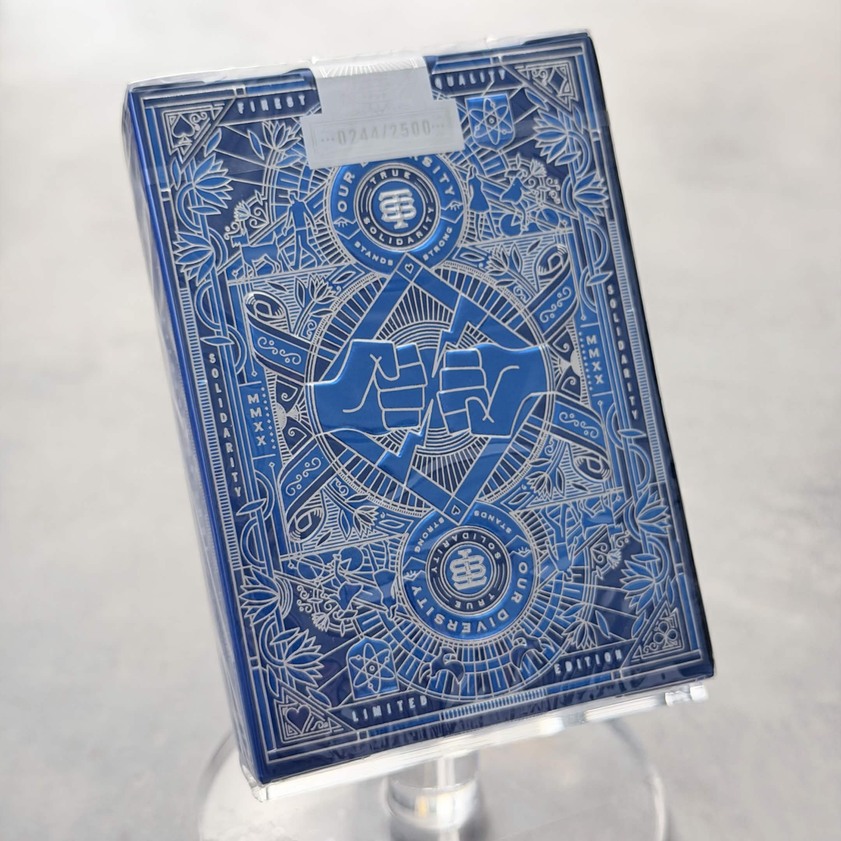 Solidarity (Navy Blue) Playing Cards