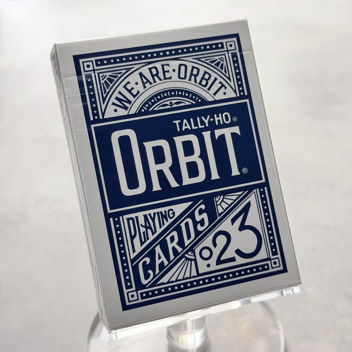 Tally-Ho Orbit (Blue) Playing Cards