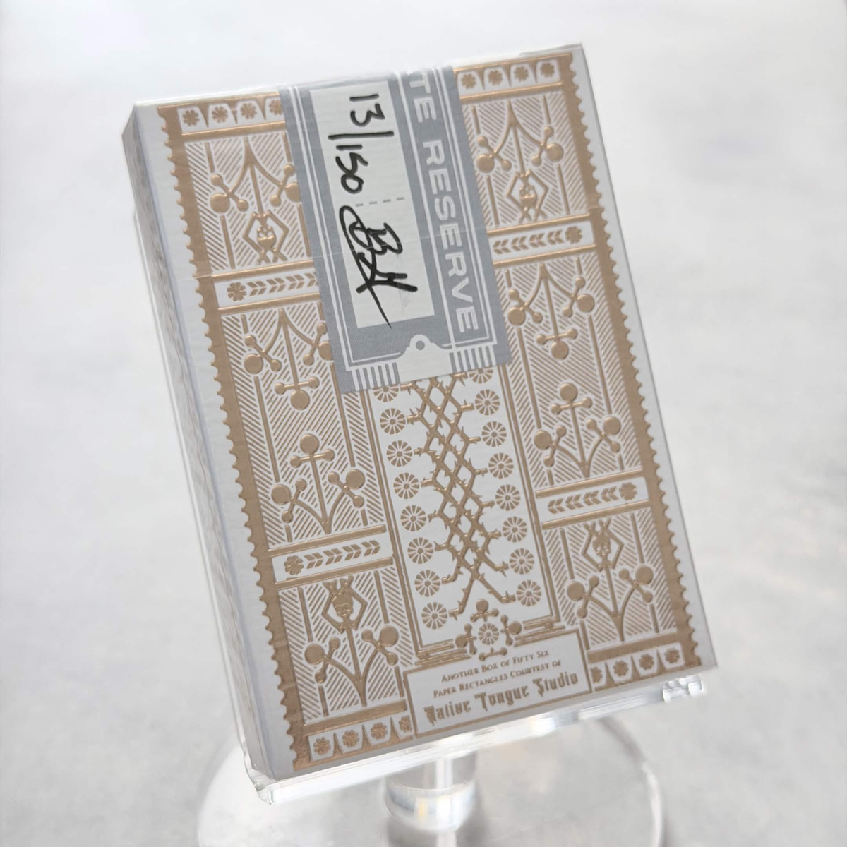 Lore - Private Reserve (Rose Gold Gilded) Playing Cards