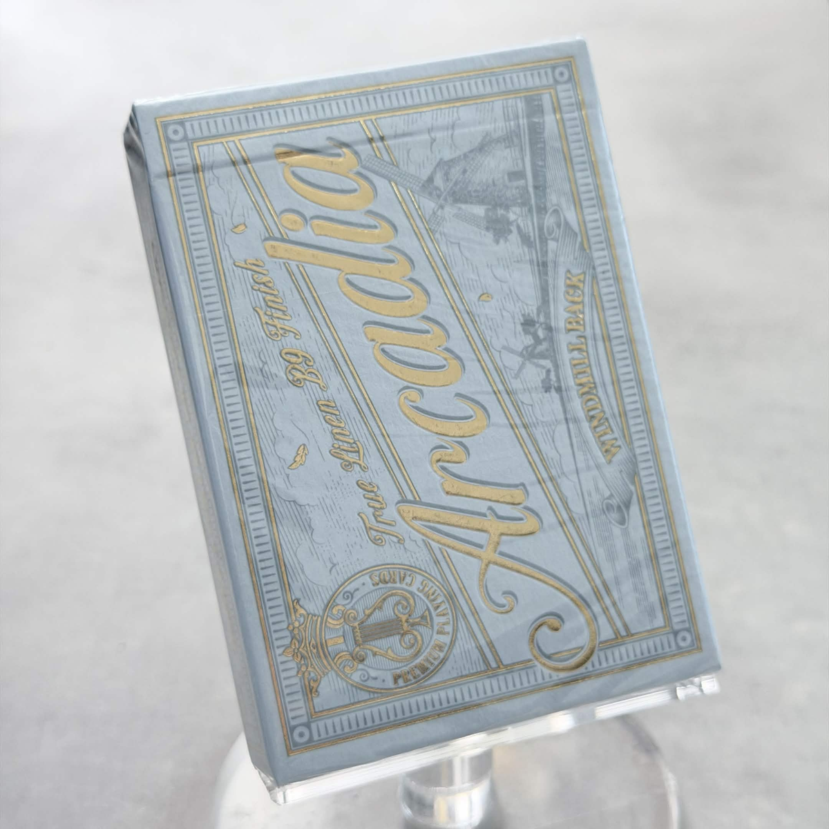 Arcadia - Windmill Back (Azure Blue) Playing Cards
