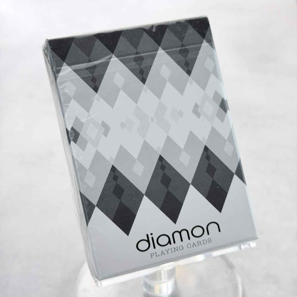 Diamon No 10 (Black & White) Playing Cards