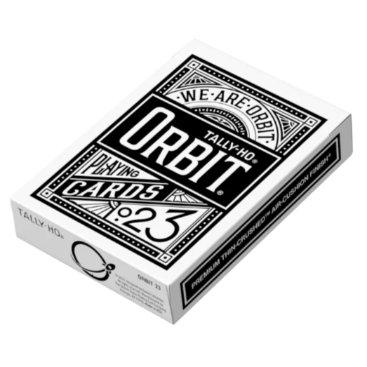 Orbit Tally Ho Circle Back (Black) Playing Cards