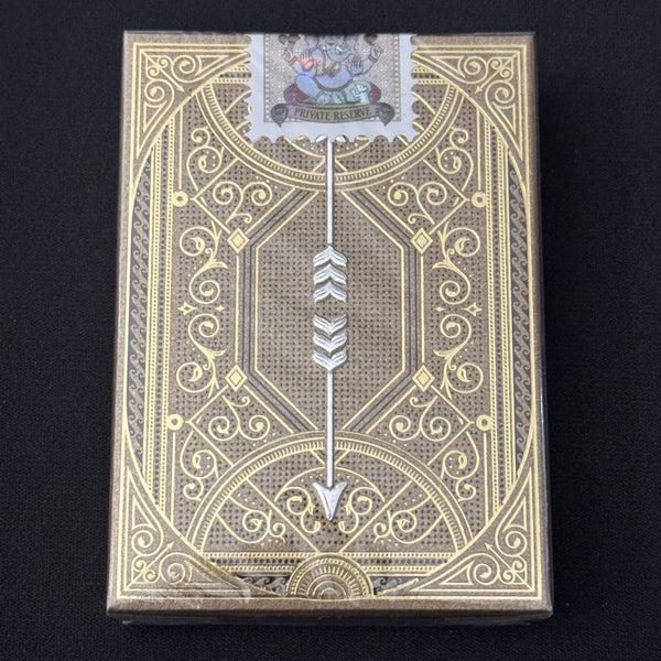 [CLEARANCE] Visions Future Edition Gold Gilded/Private Reserve Playing Cards