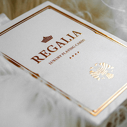 Regalia White Playing Cards by Shin Lim