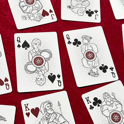 North Star Playing Cards Luxury Red Edition by James Anthony and MagicWorld