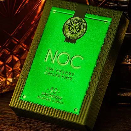 NOC (Green) The Luxury Collection Playing Cards by Riffle Shuffle x The House of Playing Cards