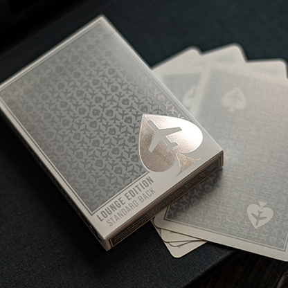 Lounge Edition in Jetway (Silver) by Jetsetter Playing Cards
