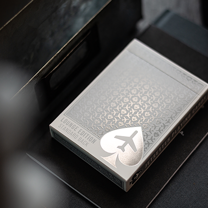 Lounge Edition in Jetway (Silver) by Jetsetter Playing Cards