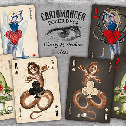Cartomancer Clarity Classic (with Booklet) Playing Cards