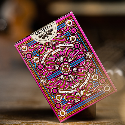 The Beatles (Pink) Playing Cards by theory11