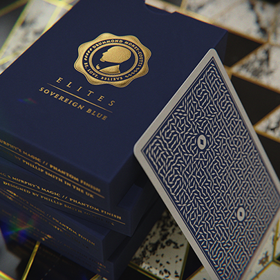 DMC ELITES: V4 Sovereign Blue Playing Cards