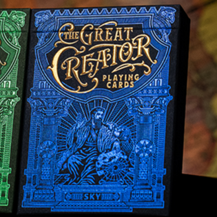 The Great Creator: Sky Edition Playing Cards by Riffle Shuffle