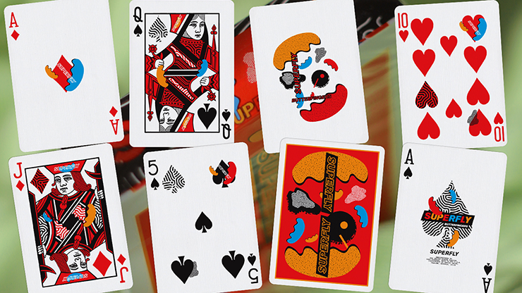 Superfly Butterfingers Red Playing Cards