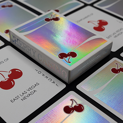 Cherry Casino Sands Mirage (Holographic) Playing Cards