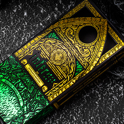 Inferno Emerald Blaze Edition Playing Cards
