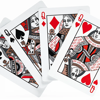 1st V4 Playing Cards (Red)