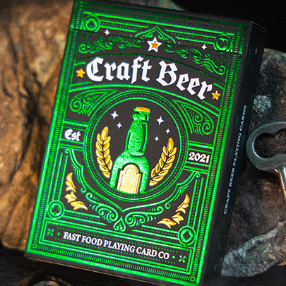 Beer Playing Cards by Fast Food Playing Card Company