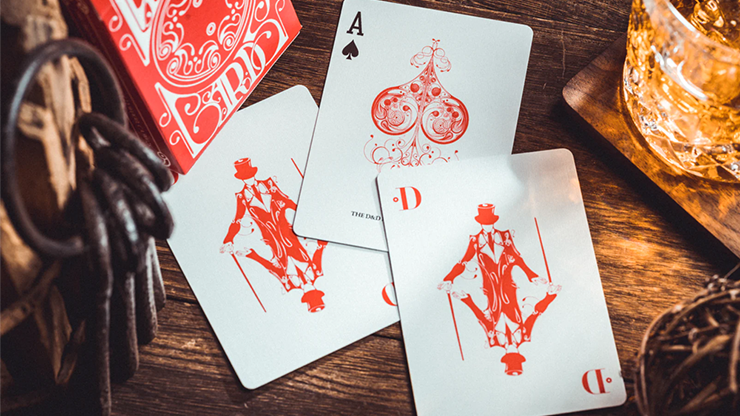 Smoke & Mirrors V8, Red (Standard) Edition Playing Cards by Dan