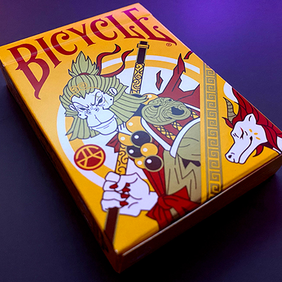 Bicycle Wukong Rebellion (Yellow) Playing Cards