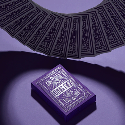 DKNG (Purple Wheel) Playing Cards by Art of Play