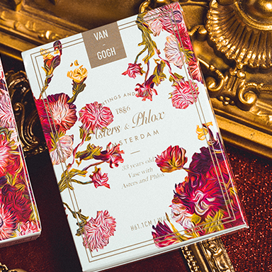 Van Gogh Asters & Phlox (Numbered- Seal) Playing Cards