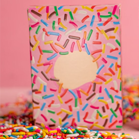 Papa Leon's Wicked Donuts (Strawberry) Playing Cards by Wounded Corner and Cam Toner