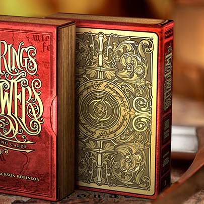 The Lord of the Rings - Two Towers Playing Cards (Foiled Edition) by Kings Wild